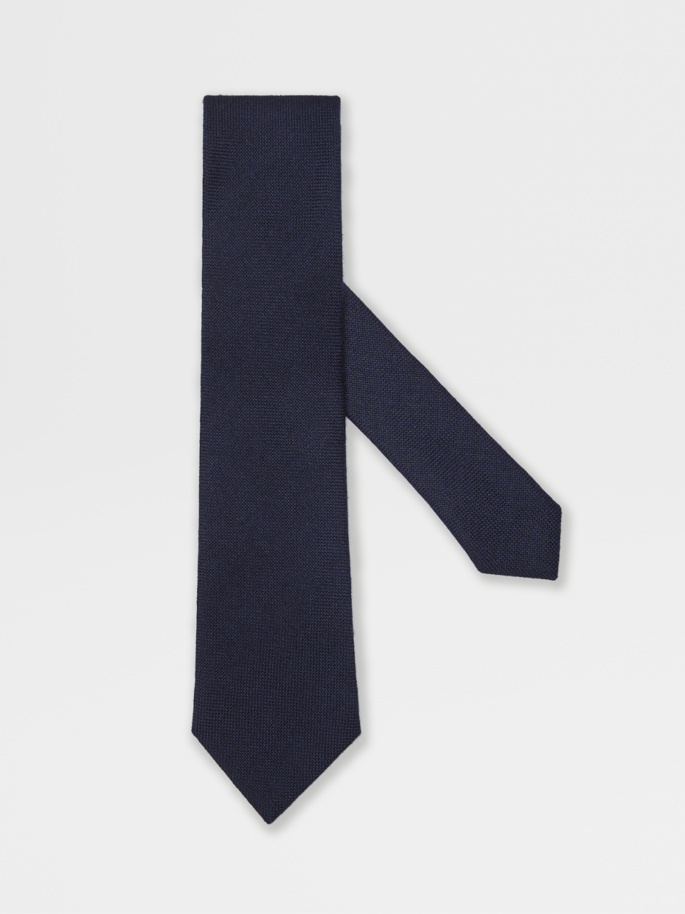 蓝色山羊绒领带